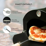 Kukoo Outdoor Ofen Gartenofen Pizzaofen Gartengrill Pizzastein Terasse Grill Gartenbackofen Smoker 156 cm H x 64 cm B x 43 cm T Gratis Pizza Schieber